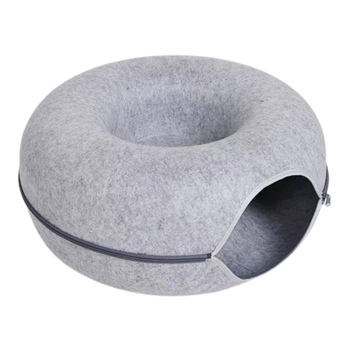 Plush Cat Donut Bed