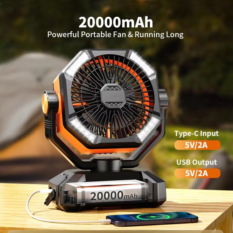 Compact Outdoor Battery Fan