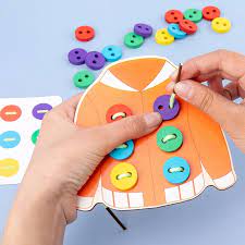Colorful Button Craft Kit for Children - Halri