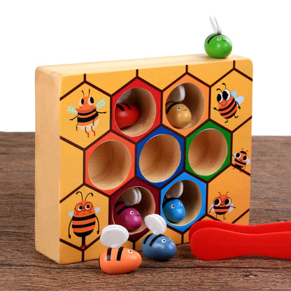 Natural Wooden Hive Learning Toy - Halri