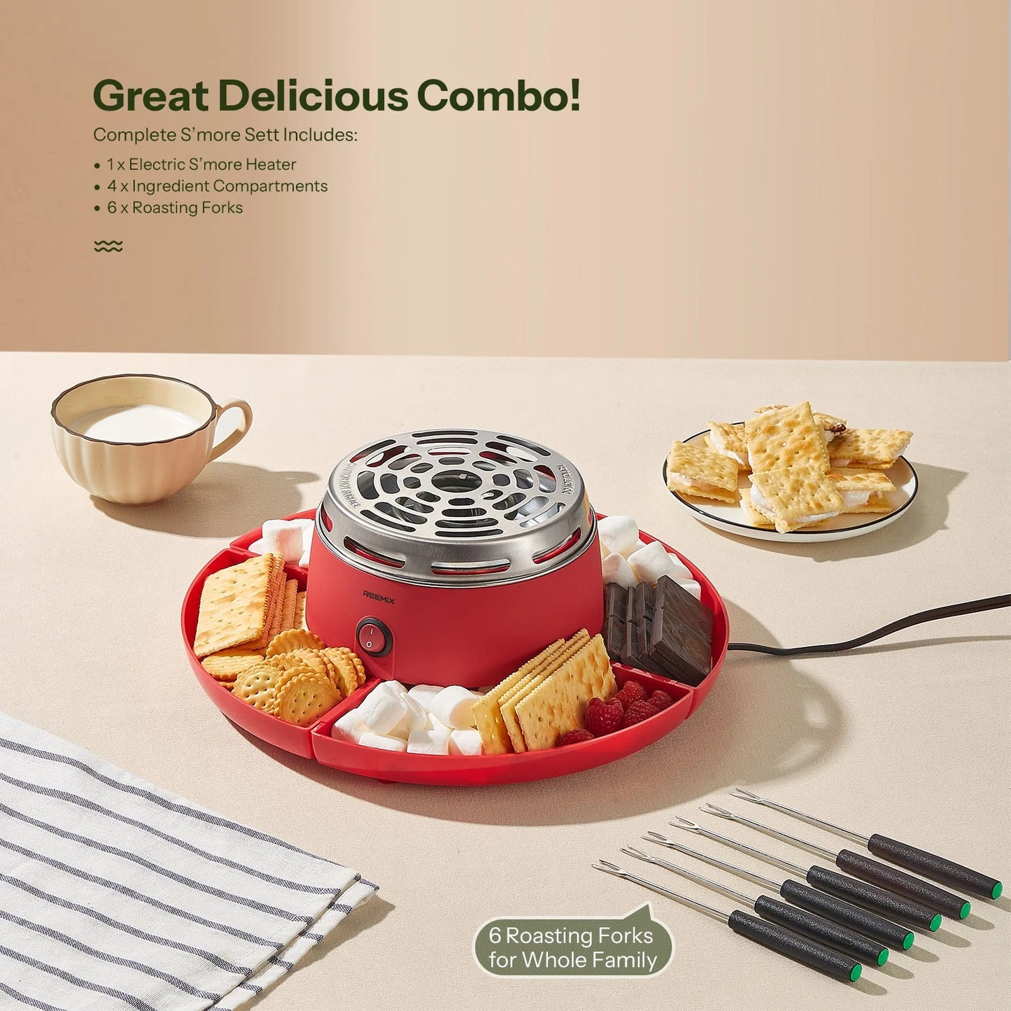 Mini Electric S'mores Grill Kit