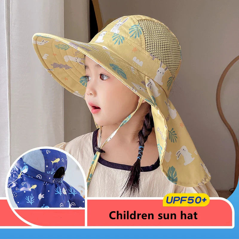 Kids UV Protection Sun Hat with Adjustable Strap