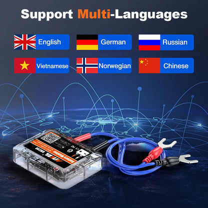 Wireless Car Battery Checker with Bluetooth
