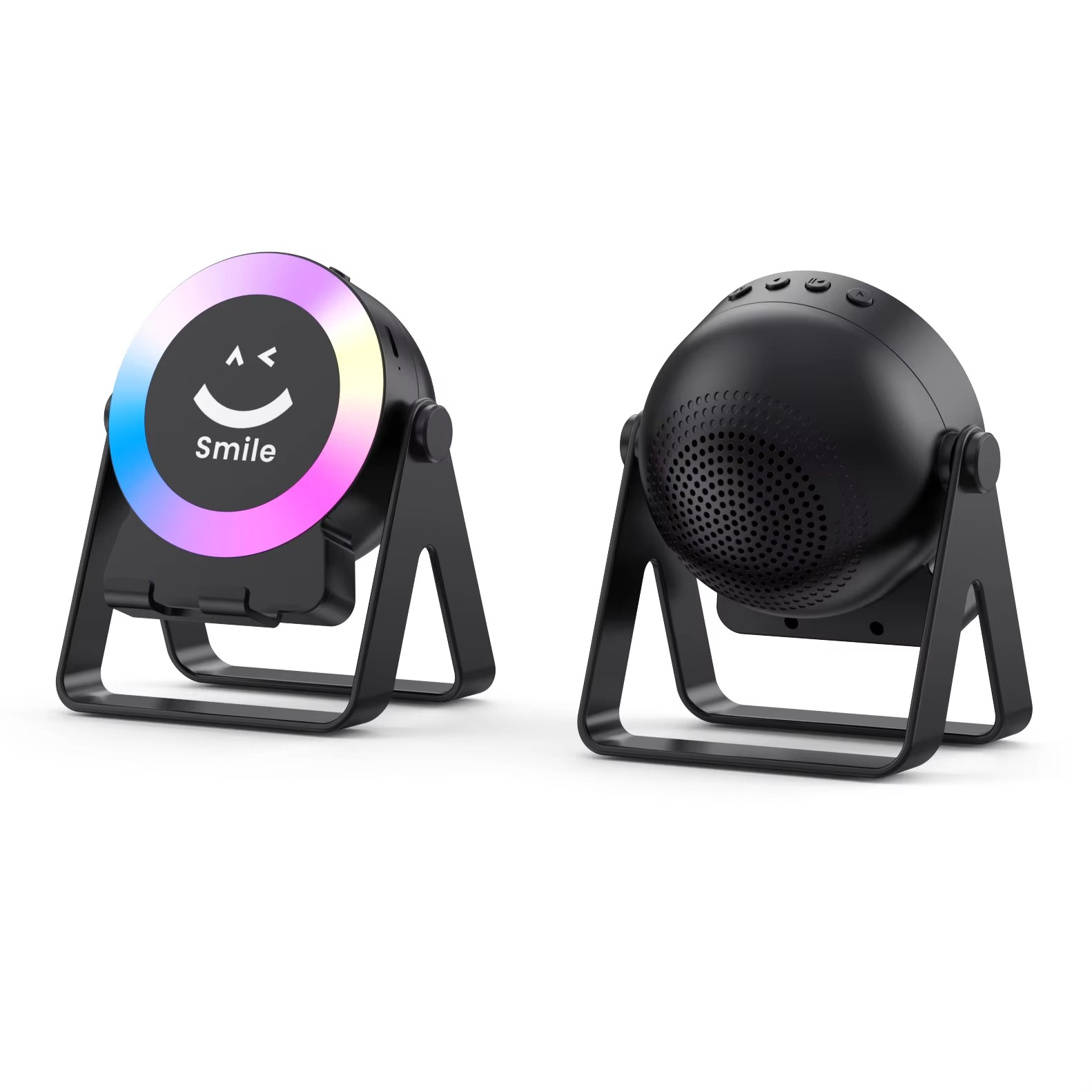 Wireless Induction Bluetooth Speaker with Ambient Breathing Light – Multifunctional Rechargeable Phone Bracket & Atmosphere Lamp 5