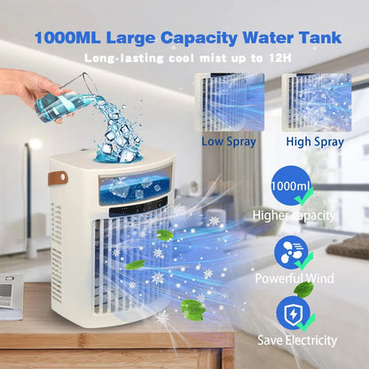 Compact Personal Cooling Desk Fan