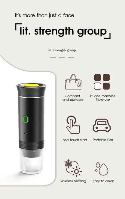 Compact Travel Coffee Espresso Brewer