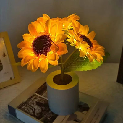 Bright Floral Table Lamp