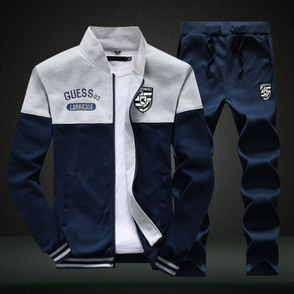Sporty Men's Athletic Track Suit Set