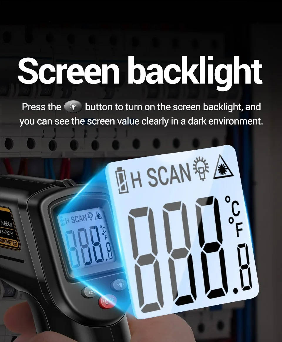 Accurate Digital Non Contact Thermometer Gun