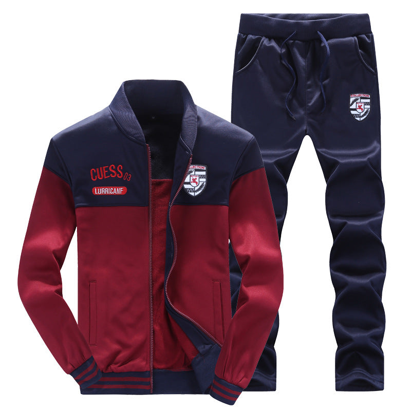 Sporty Men's Athletic Track Suit Set