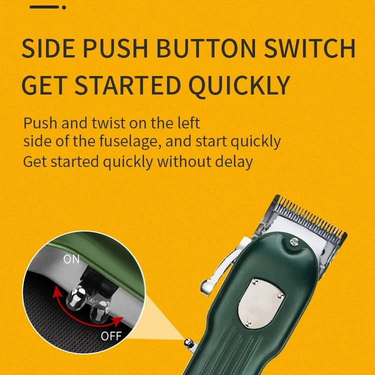Heavy Duty Pet Grooming Trimmer Rechargeable Metal
