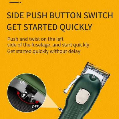 Heavy Duty Pet Grooming Trimmer Rechargeable Metal
