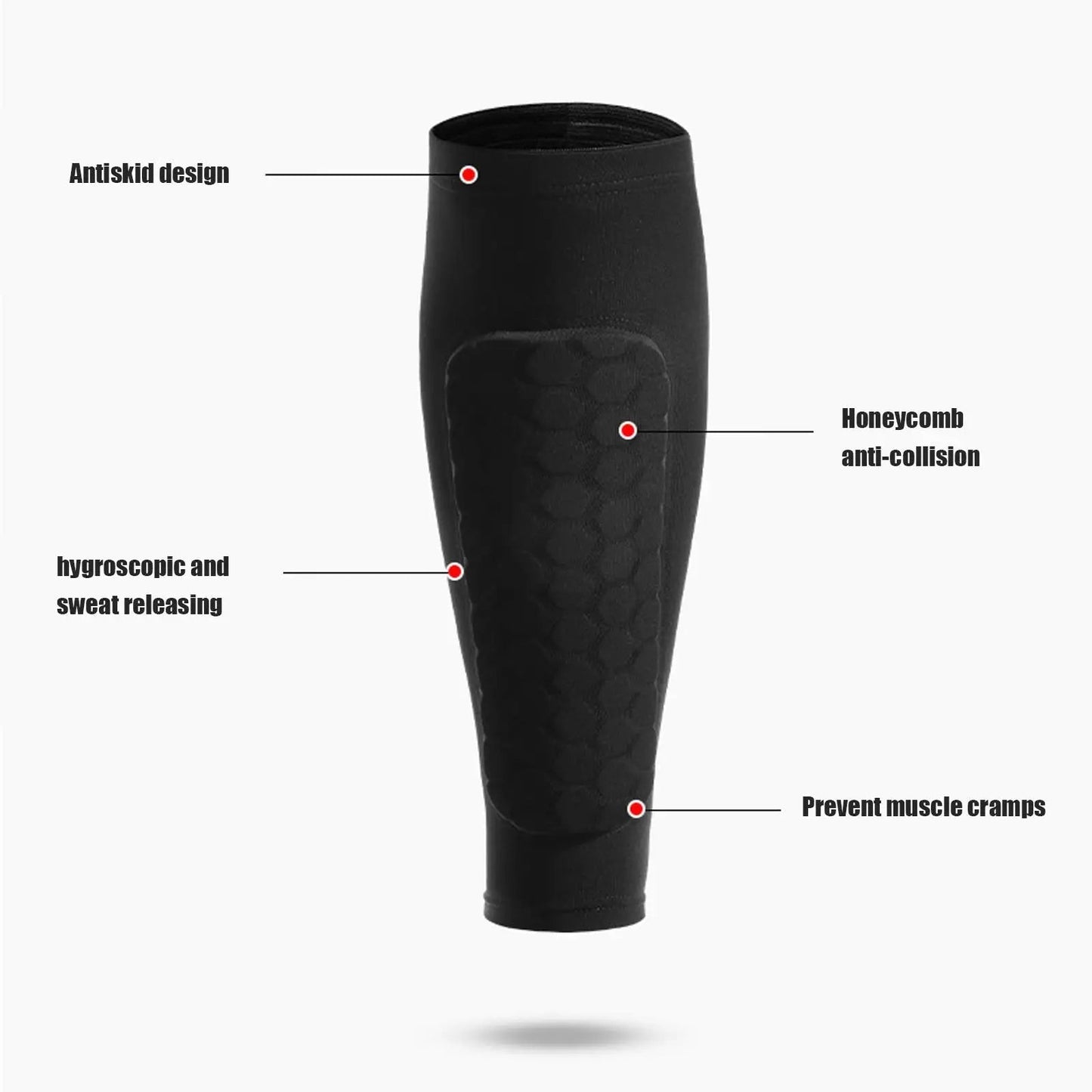 Lightweight Protective Shin Guards with Shock Absorbing Technology - Halri