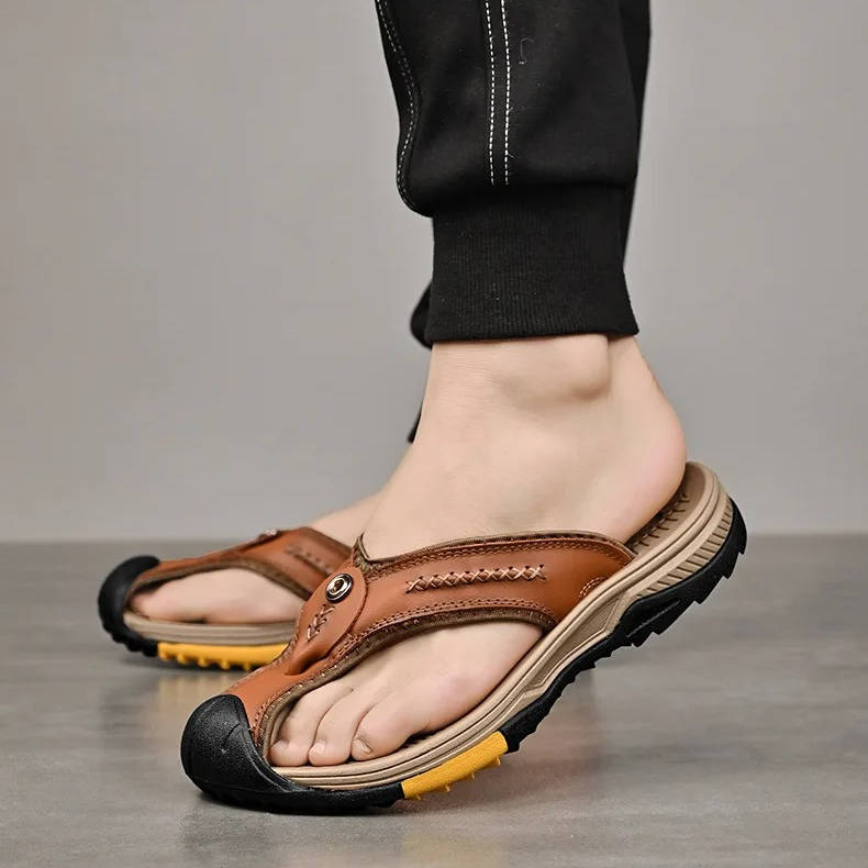 Breathable Quick Dry Mens Summer Flip Flops - Halri