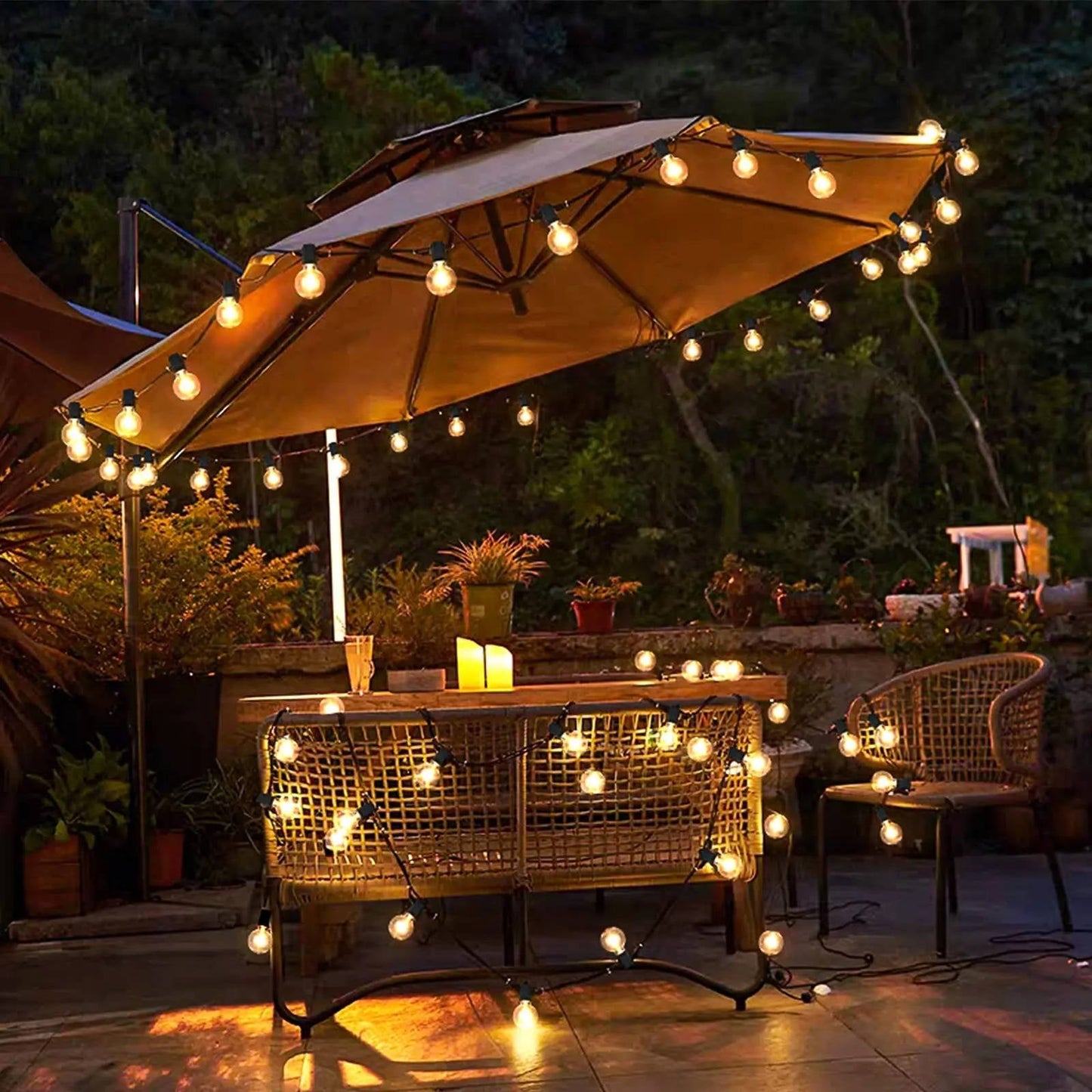 Solar Powered Garden Fairy Lights