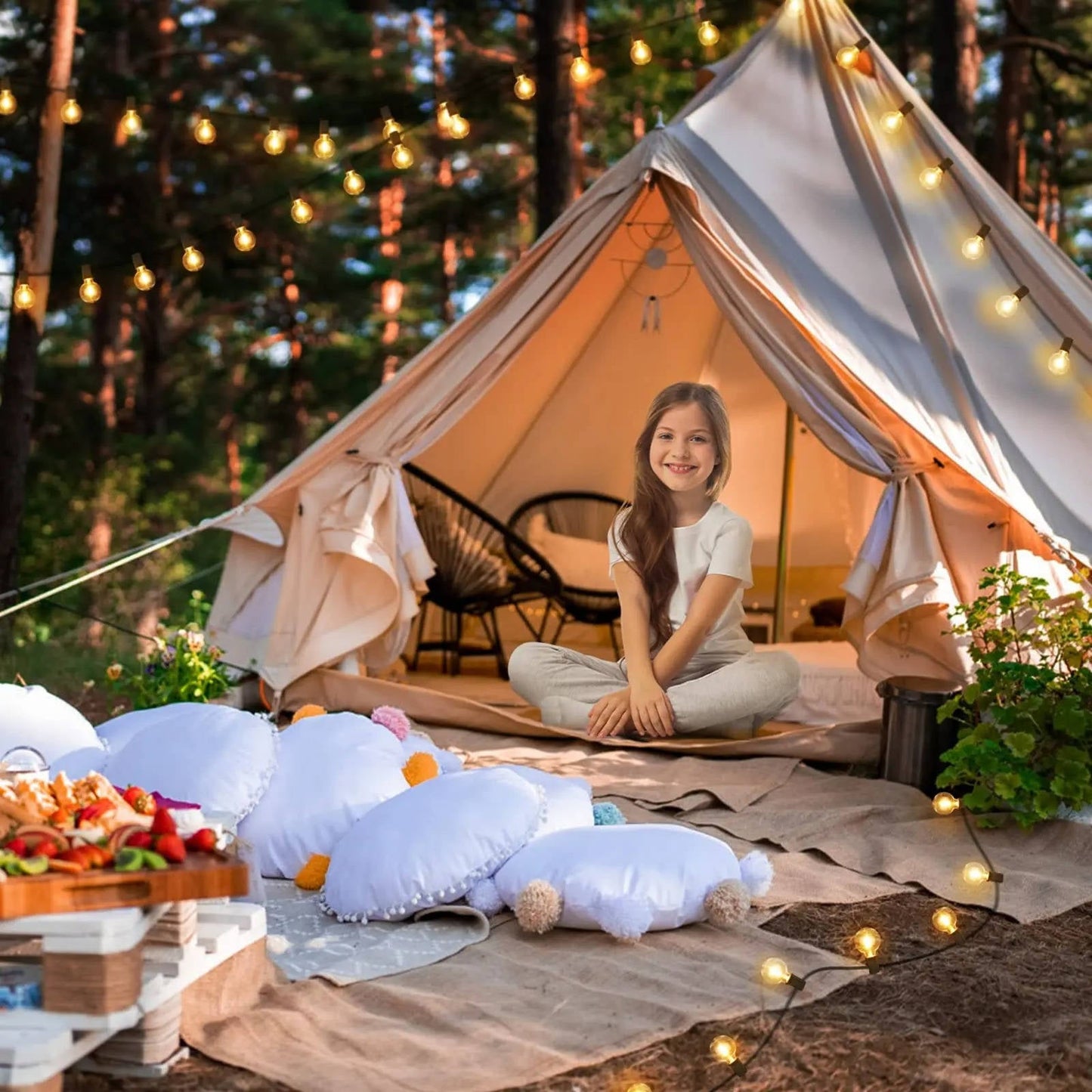 Solar Powered Garden Fairy Lights