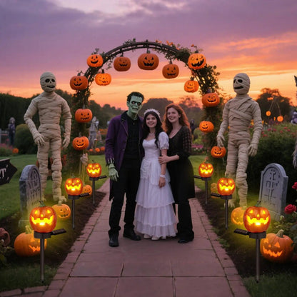 Glowing Pumpkin Outdoor Halloween Lanterns