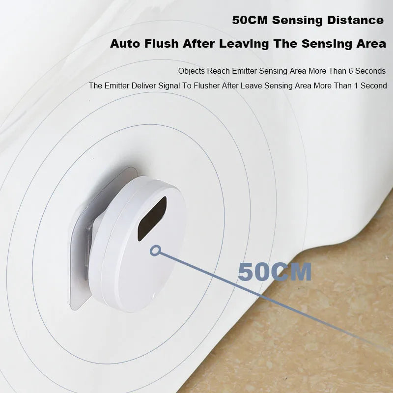 Automatic Touchless Toilet Flush System