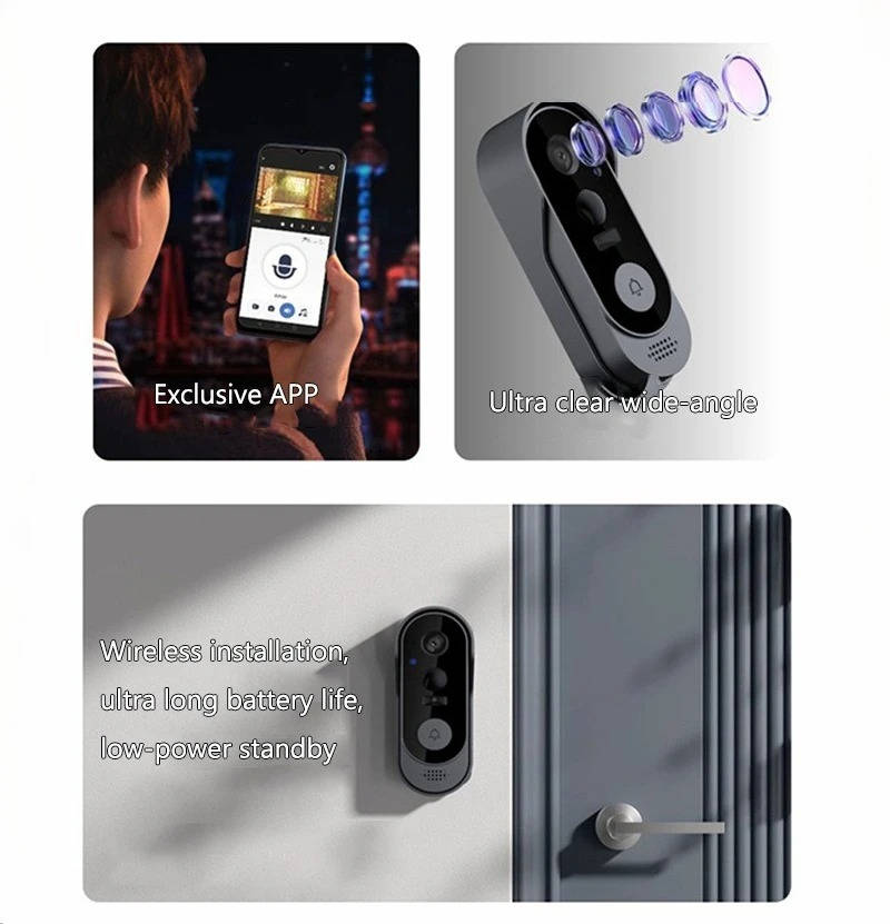Wireless WiFi Video Doorbell with HD Camera