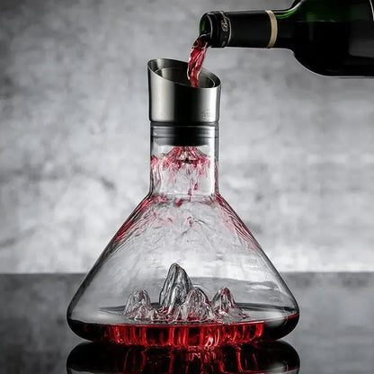 Large Glass Wine Pourer with Aerator - Halri