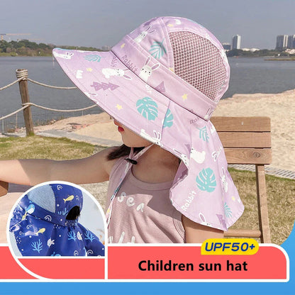 Kids UV Protection Sun Hat with Adjustable Strap