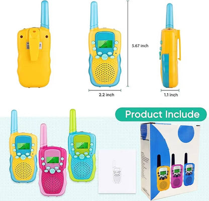 Fun Childrens Handheld Radios (3 Pack)