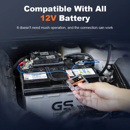 Wireless Car Battery Checker with Bluetooth