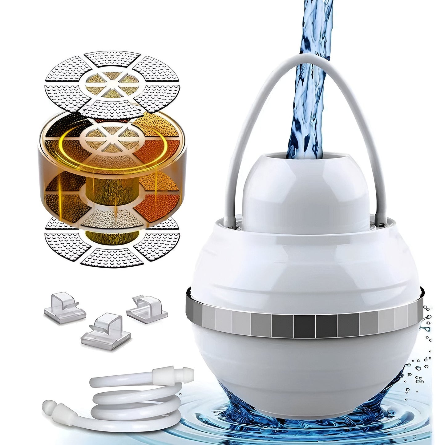 Tub Water Purifying Shower Filter - Halri