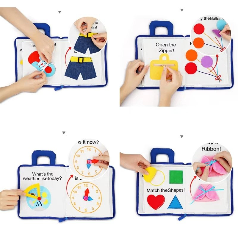 Educational Board Book for 1 Year Old Baby