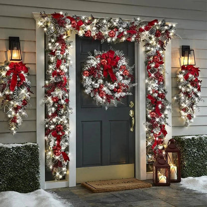 Complete Festive Holiday Door Decor Set - Halri