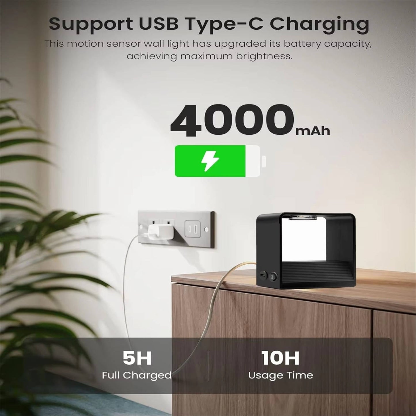 Smart Automatic Wall Lamp with Remote