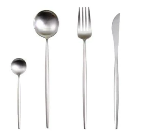 Premium 24pc Gold Plated Flatware Set for Elegant Dining