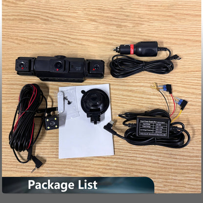 Dual Lens Car Camera Front Rear Night Vision Recorder