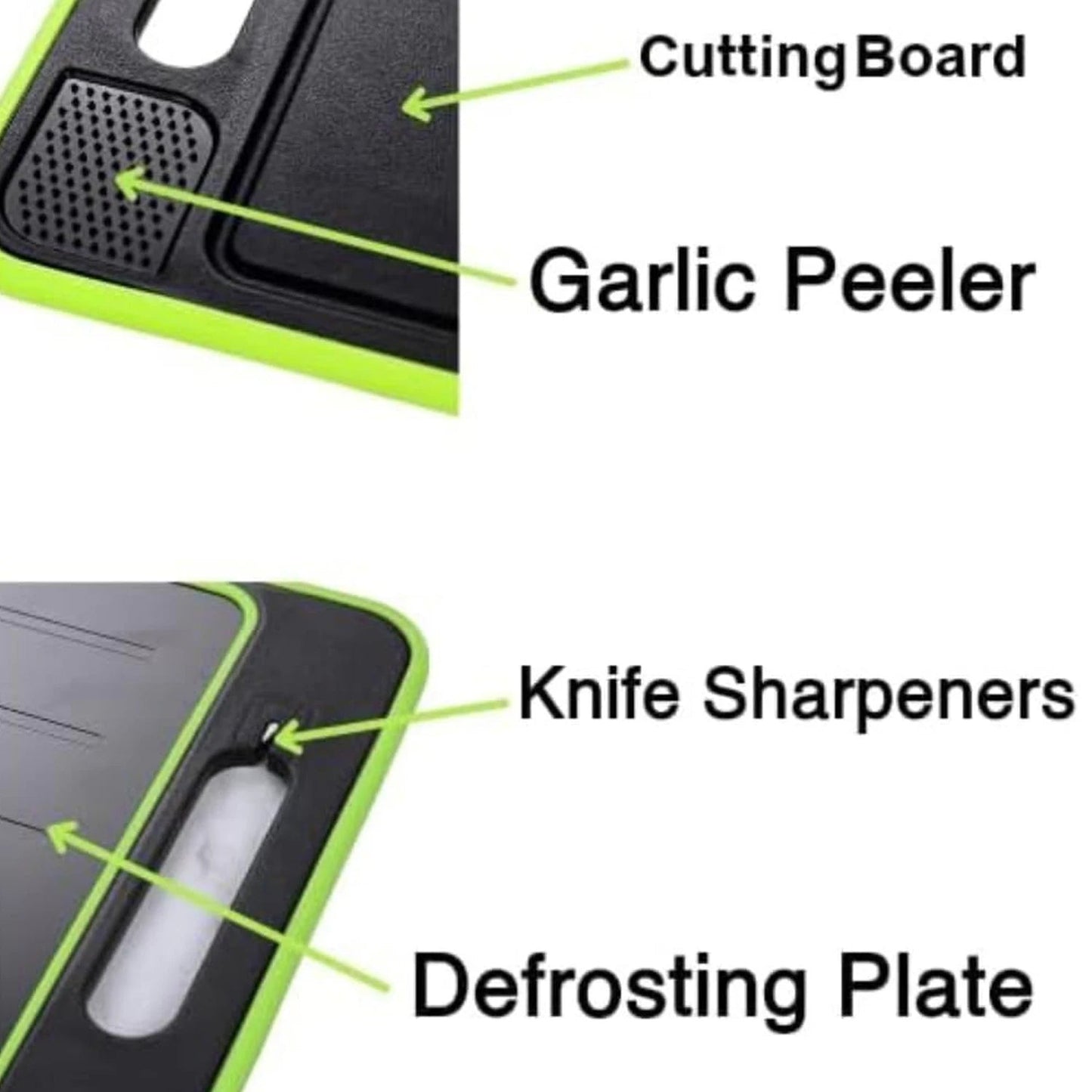 Multi Functional Kitchen Cutting Board Tray