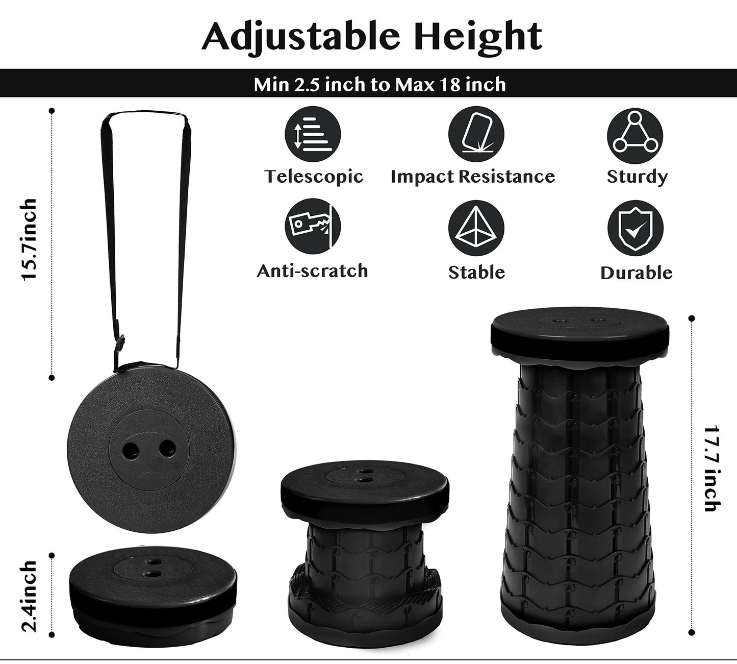 Portable Compact Folding Step Stool