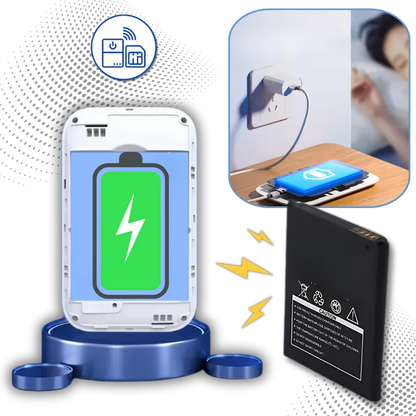 Compact Mobile Wi-Fi Hotspot with Long Lasting Battery