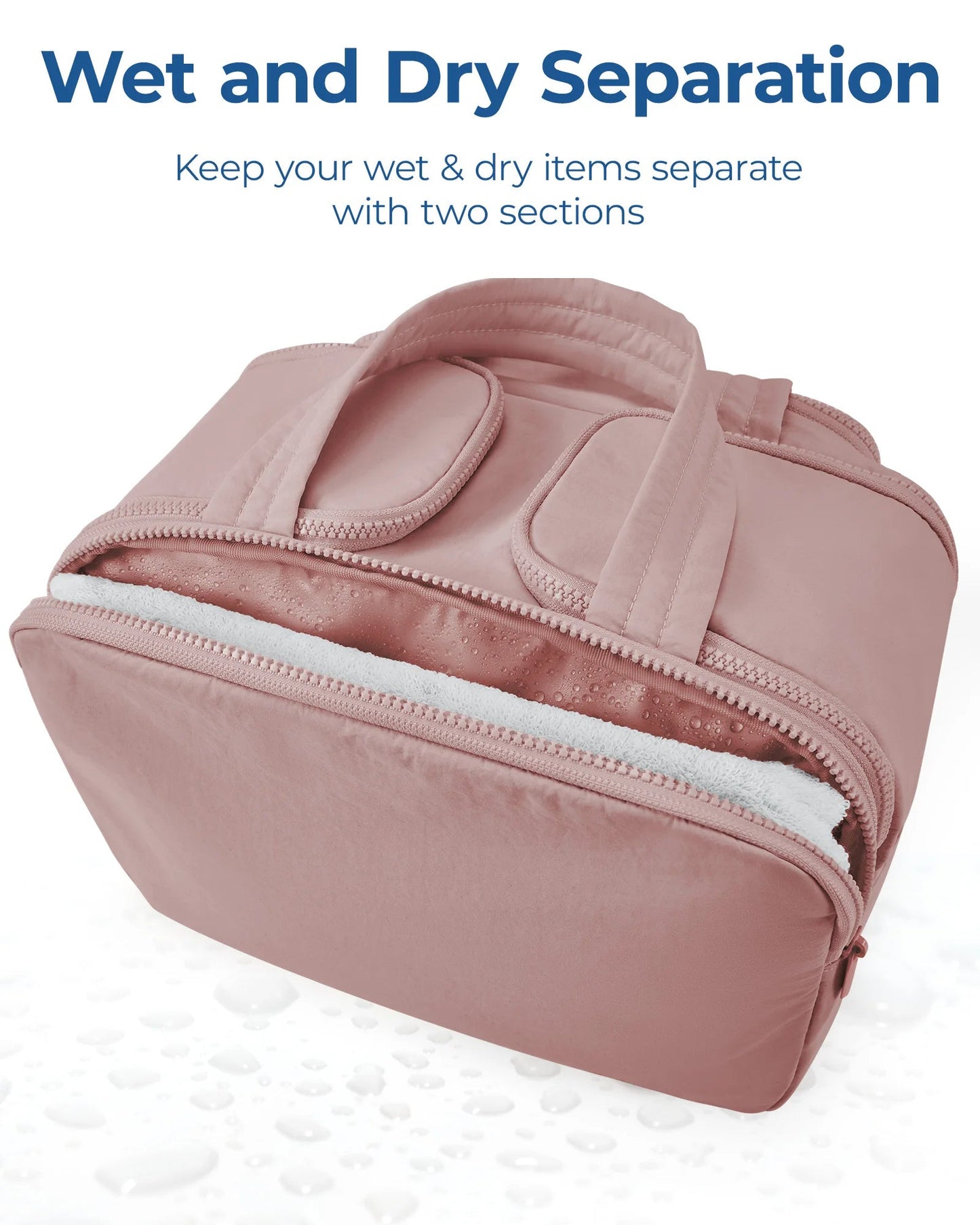 Spacious Portable Travel Toiletry Case