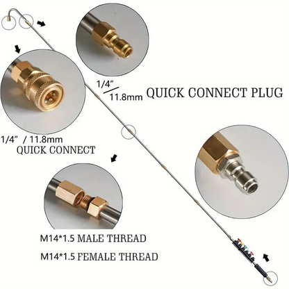 High Pressure Extension Wand Spray Kit