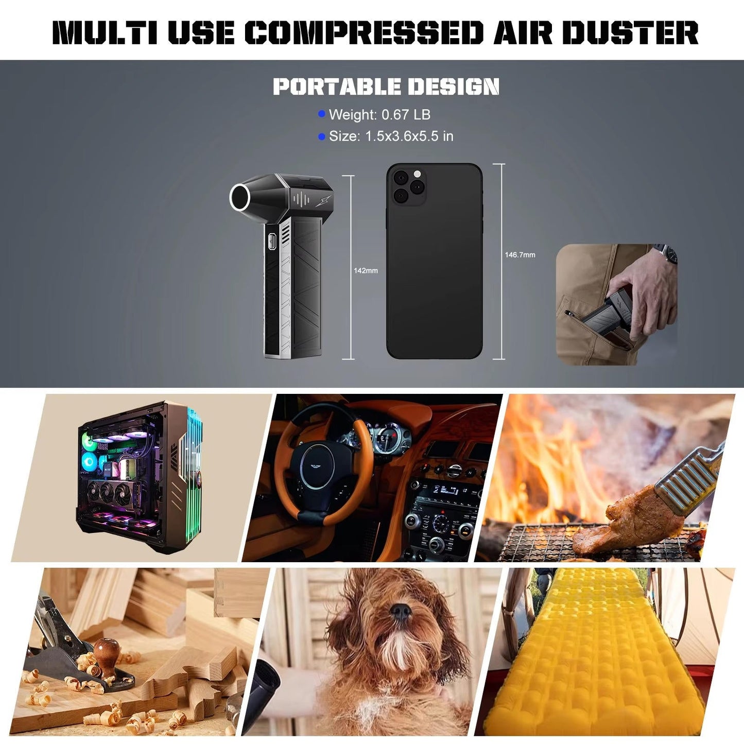 Portable Electric Leaf Blower