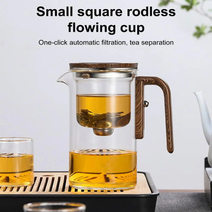 Clear Infuser Glass Tea Pot