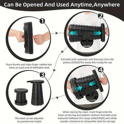 Portable Compact Folding Step Stool