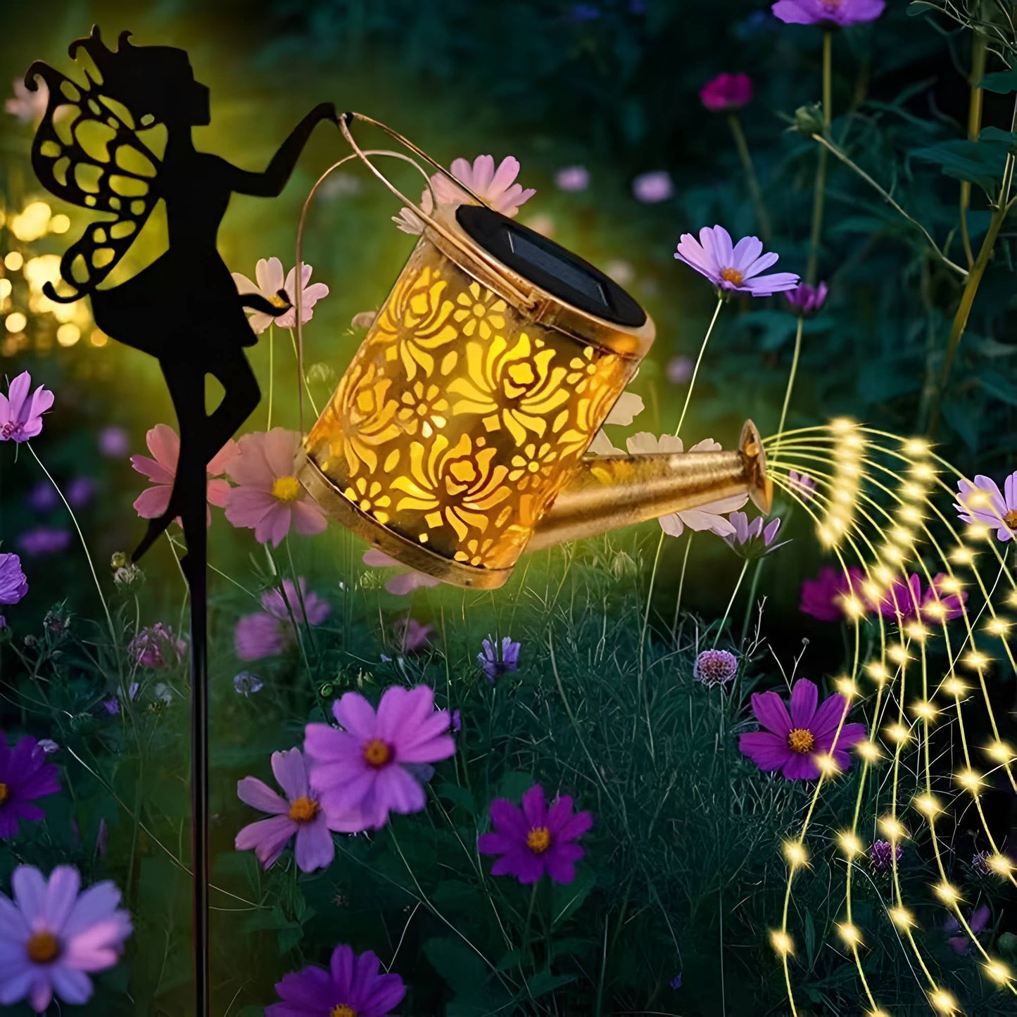 Garden String Fairy Lights Lantern