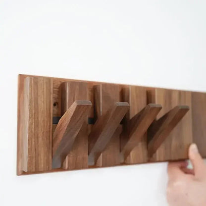 Sturdy Wooden Coat Hanger and Hook - Halri