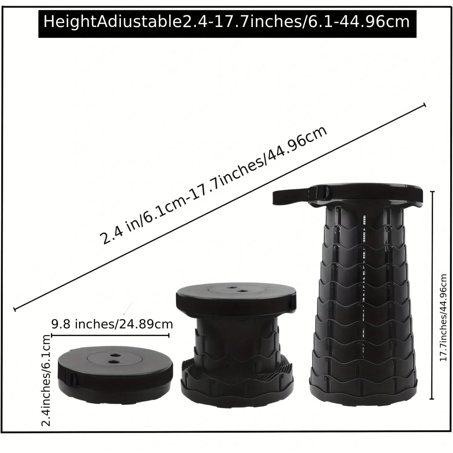 Portable Compact Folding Step Stool