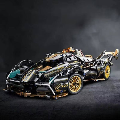 Large 1690pc V12 Model Car Construction Toy Set