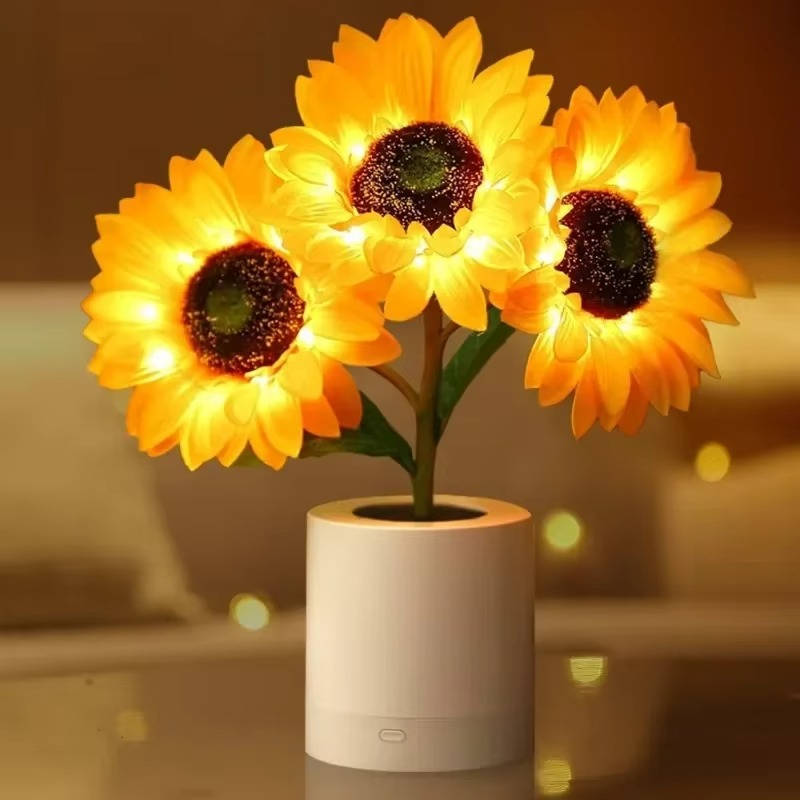 Bright Floral Table Lamp - Halri
