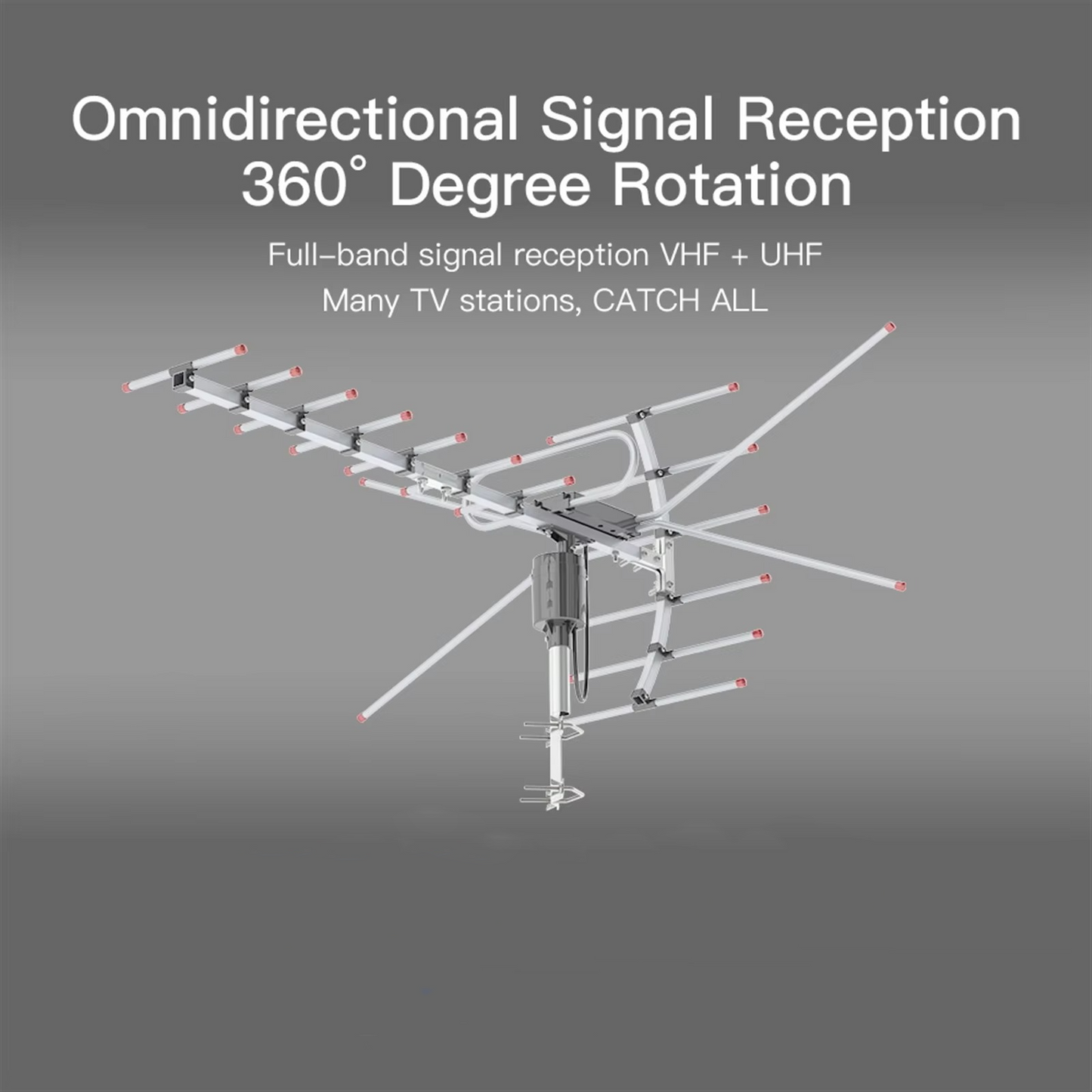 Long Range Outdoor HDTV Antenna Free Local Channels