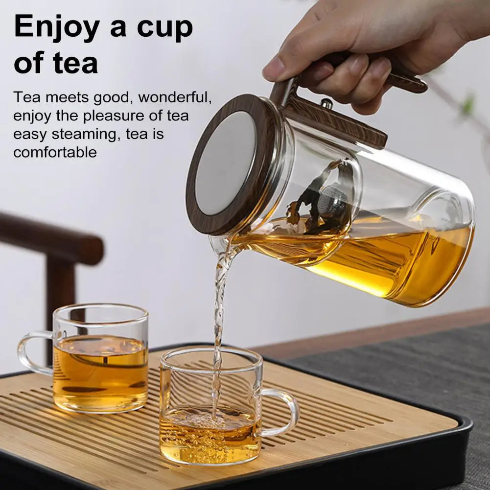 Clear Infuser Glass Tea Pot