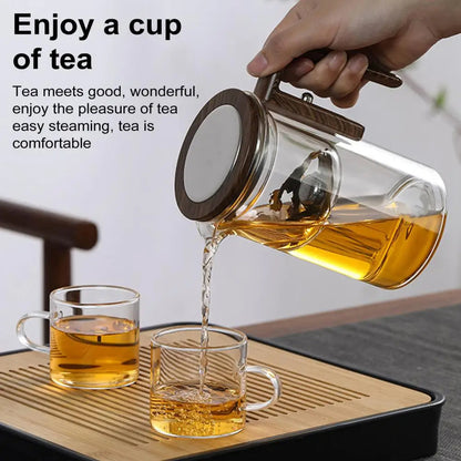 Clear Infuser Glass Tea Pot