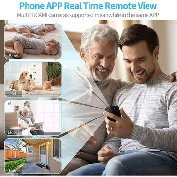 Compact Wi-Fi Home Security Camera with Motion Alert